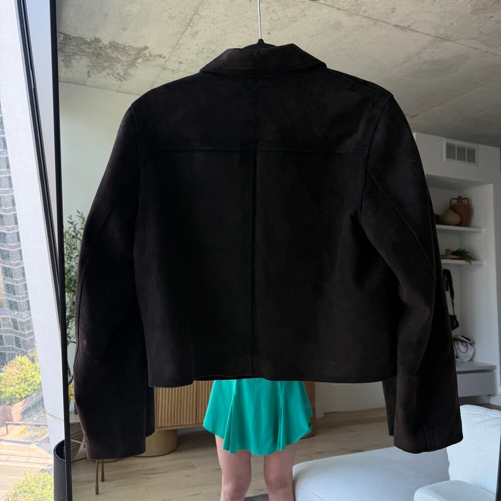 Massimo Dutti Suede Leather Jacket - Picture 4 of 7